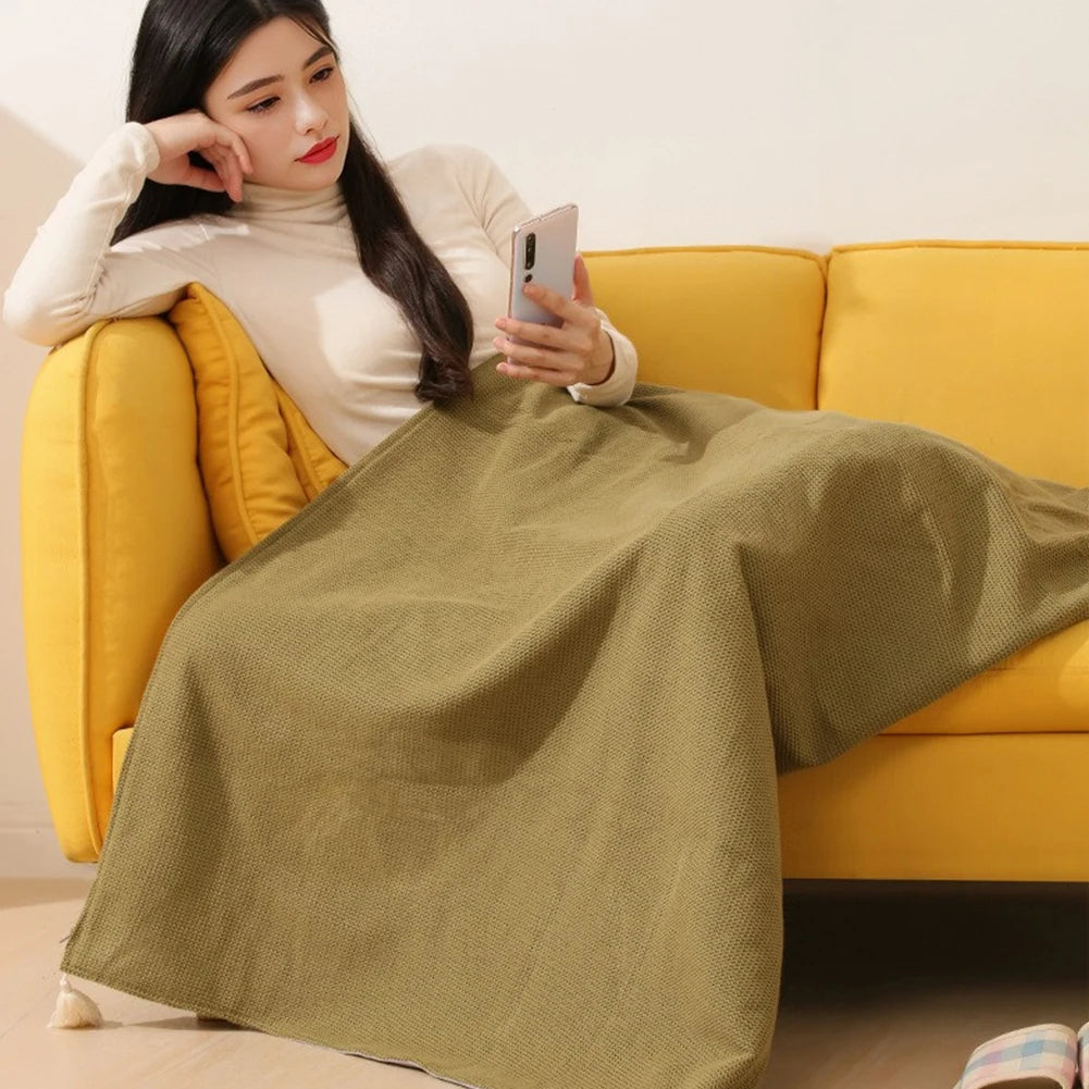 USB Heated Blanket Shawl — Portable Warmth, Wherever You Go