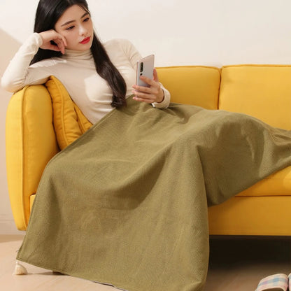 USB Heated Blanket Shawl — Portable Warmth, Wherever You Go
