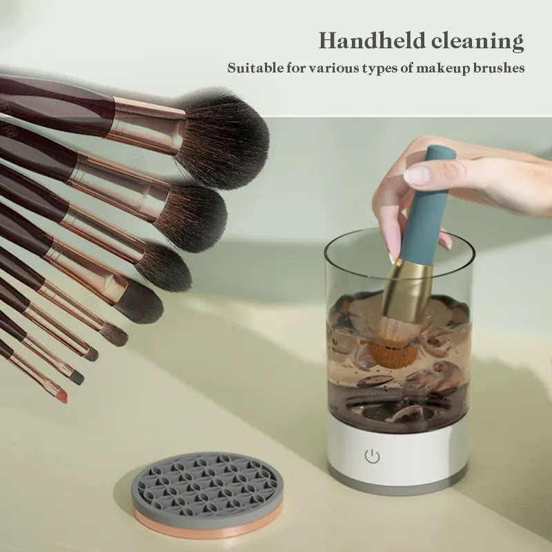 Automatic Electric Makeup Brush & Sponge Cleaner