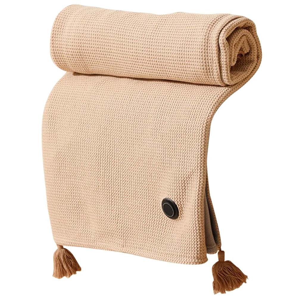 USB Heated Blanket Shawl — Portable Warmth, Wherever You Go